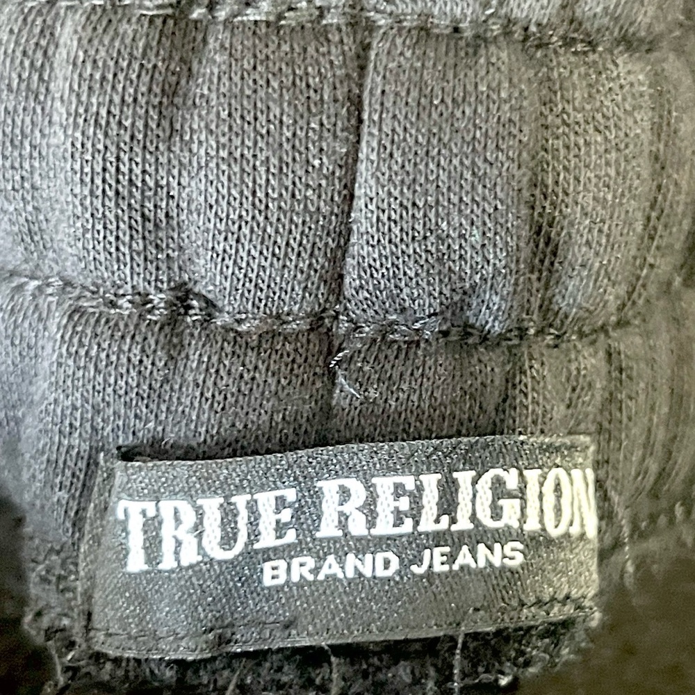 True Religion,Sweatpants Buddha Pocket Logo Soft Fleece Joggers Women,EUC,Size M - Picture 12 of 12